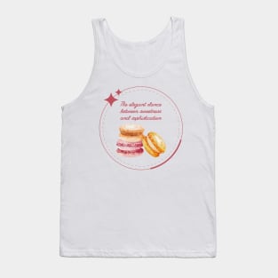 Macarons Elegance Tank Top